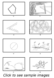 Sample images from the Welsh Figure Preference Test