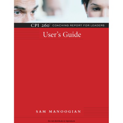 CPI 260® Coaching Report for Leaders Users Guide